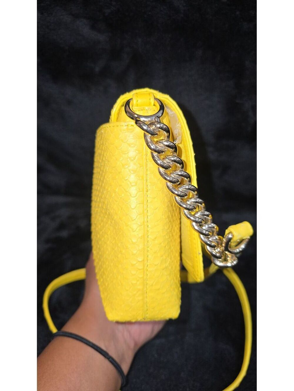 78. Coach 2015 Crosstown Crossbody In Embossed Python Leather - Picture 4 of 8